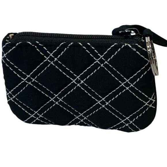 Vera Bradley Black Quilted Wallet - Picture 2 of 11